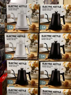 WEST HR-462 Electric Kettle – 1.0L Stainless Steel Gooseneck VIP SHOP