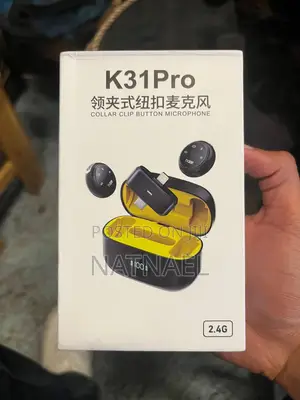 K31 Pro Wireless Collar Clip Microphone
