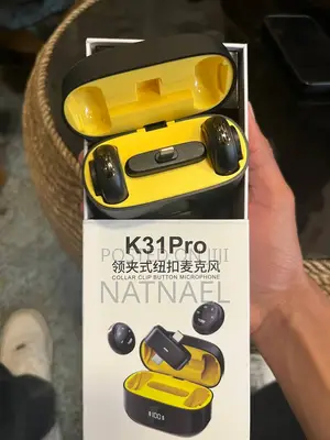 K31 Pro Wireless Collar Clip Microphone