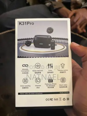 K31 Pro Wireless Collar Clip Microphone