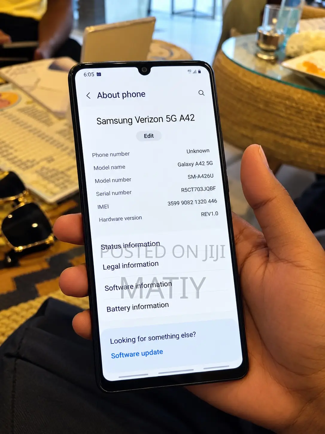 Samsung Galaxy A42 5G 128 GB Gray