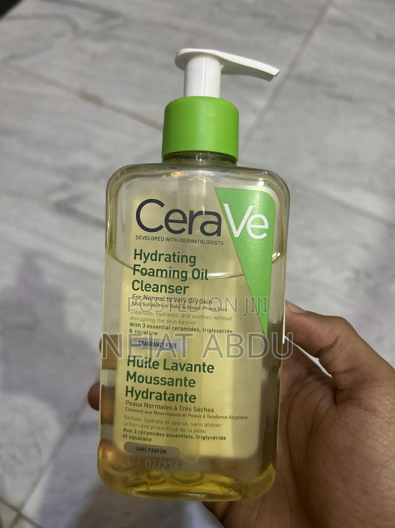 Cerave Hydrating Foaming Oil Cleanser