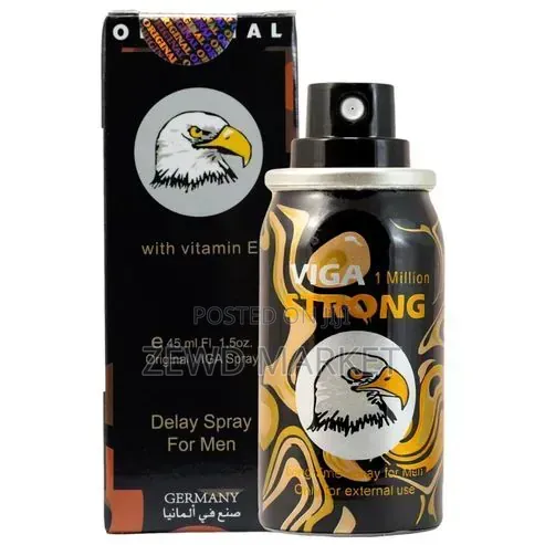 ቪጋ 1 ሚሊዮን የቆይታ ስፕሬይ - ለወንዶች (Viga Strong 1 Million Delay Spray - 45ml)