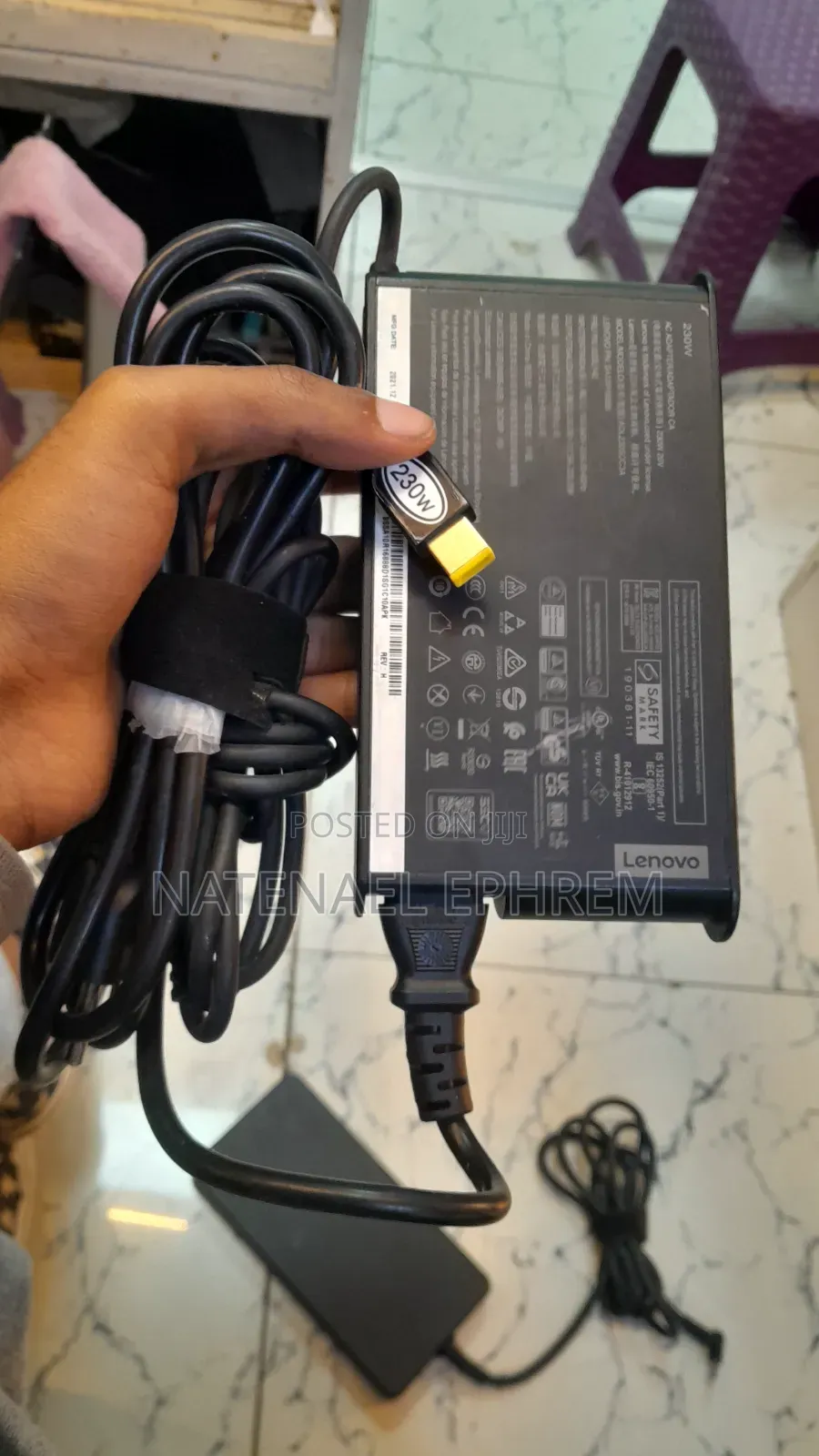 Lenovo USB 230W Original Chaeger