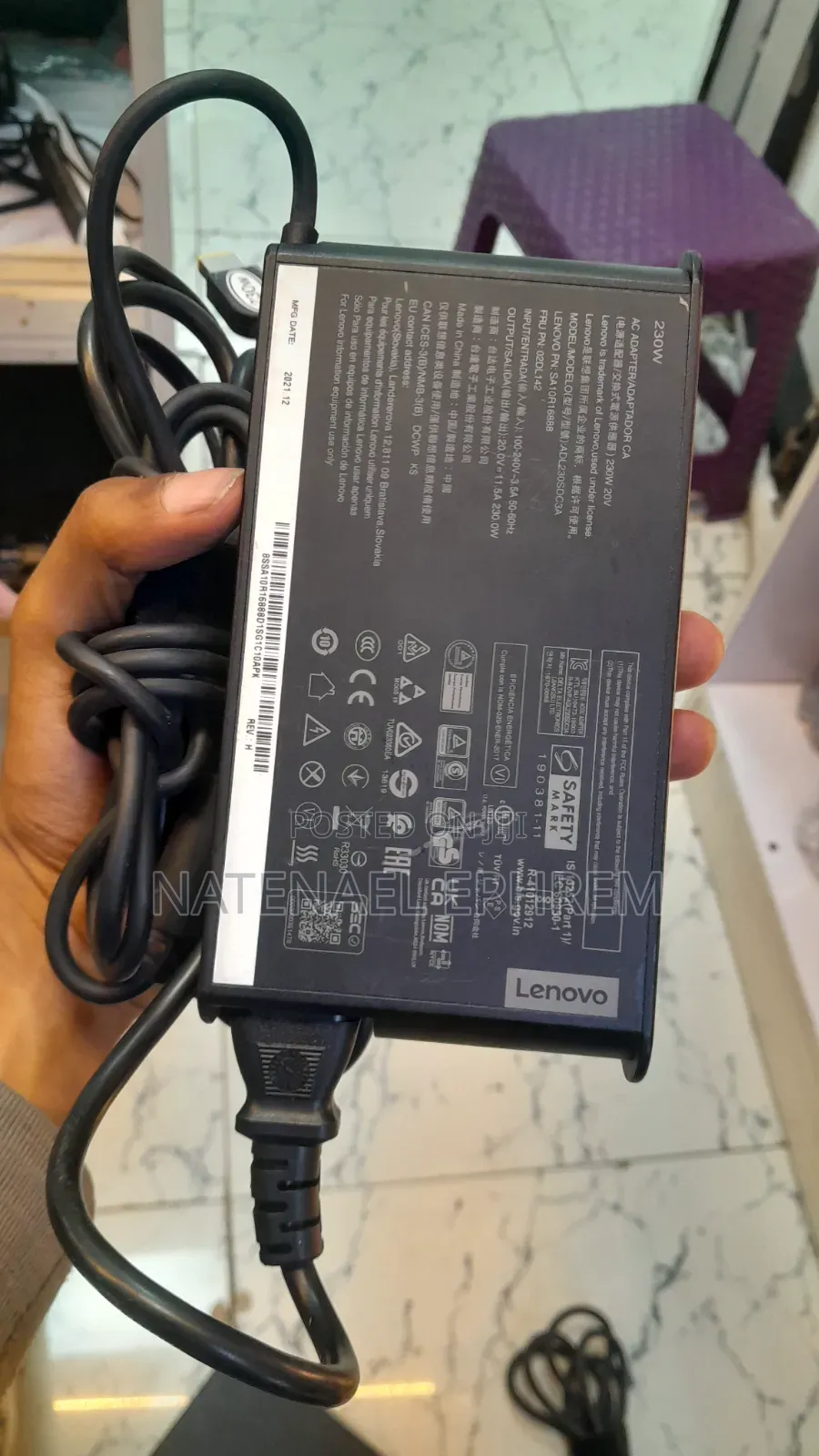 Lenovo USB 230W Original Chaeger