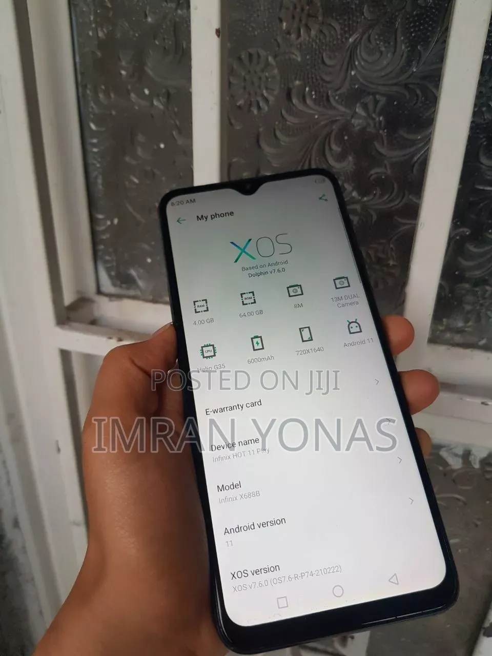 Infinix Hot 11 Play 64 GB Black