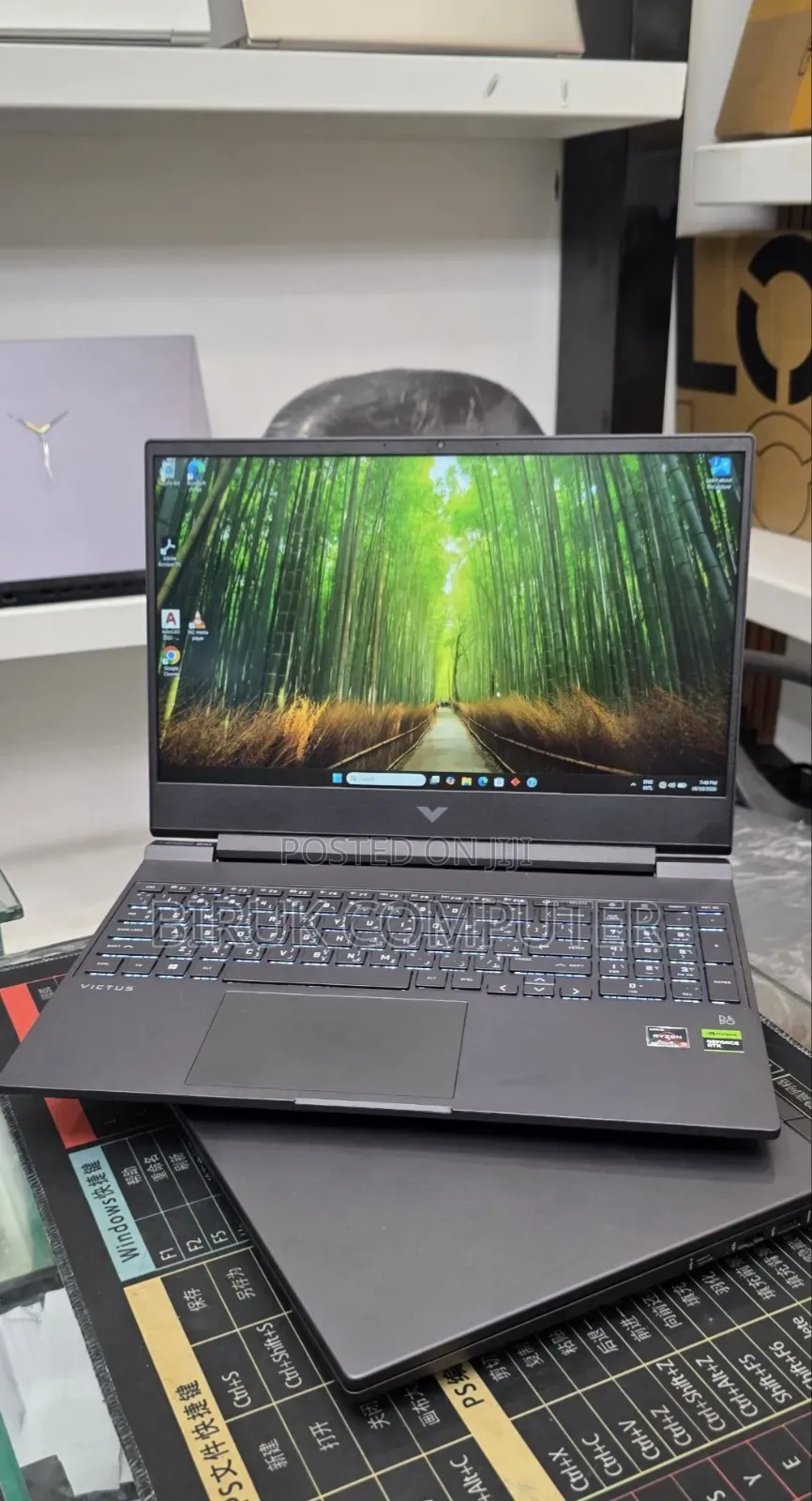 New Laptop HP Victus 15 8GB AMD Ryzen 5 SSD 512GB