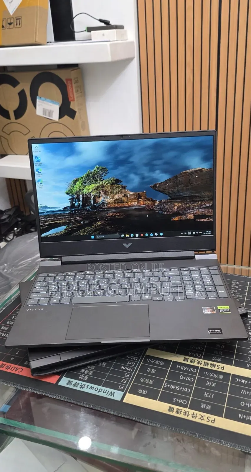 New Laptop HP Victus 15 8GB AMD Ryzen 5 SSD 512GB