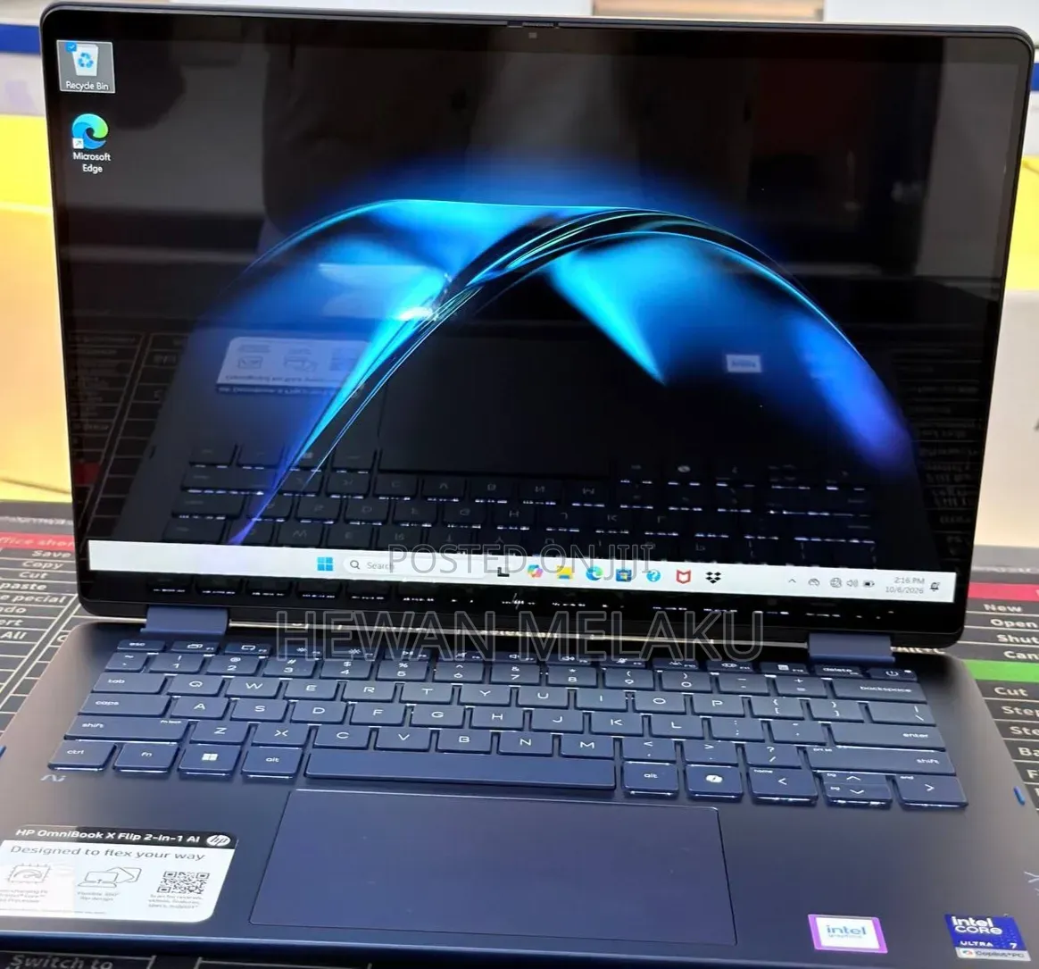 New Laptop HP OmniBook Ultra Flip 14" 16GB Intel Core Ultra 7 SSD 1T