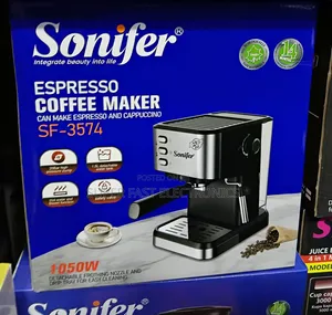 Sonifer Espresso Coffee Maker – 20 Bar, 1.5L, Espresso & Cappuccino