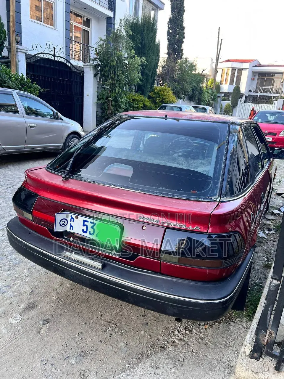 Toyota Corolla 1992 Burgundy