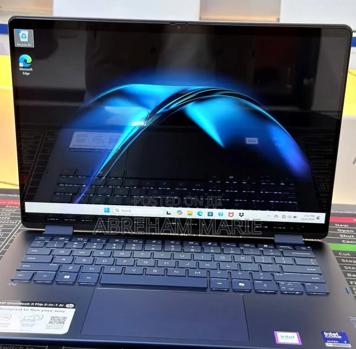 New Laptop HP OmniBook X Flip 14" 24GB Intel Core Ultra 7 SSD 512GB