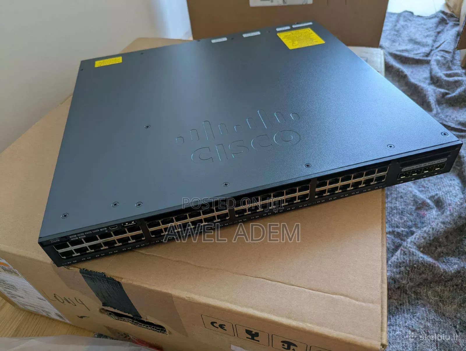 Cisco Catalyst WS-C3650-48PD-L 48 GbE PoE+ Ports, 2 10G Layer 3 Switch
