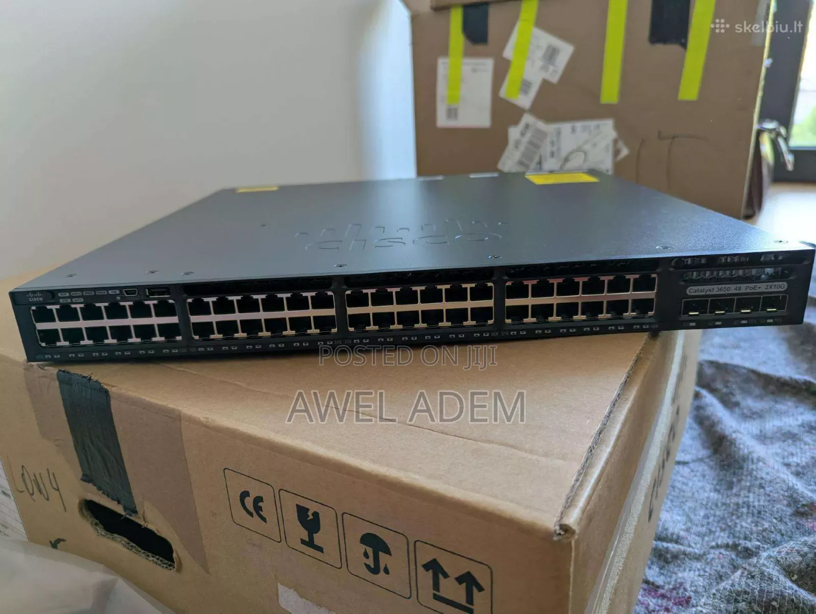 Cisco Catalyst WS-C3650-48PD-L 48 GbE PoE+ Ports, 2 10G Layer 3 Switch