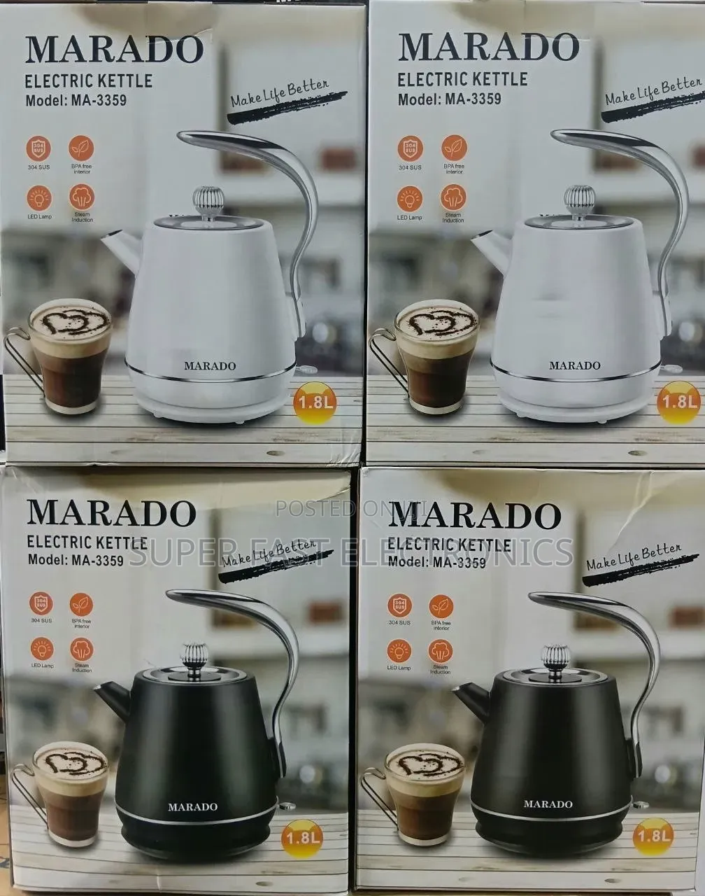 Marado Electric Kettle Boiler Fferss Fast and Convenient Hot