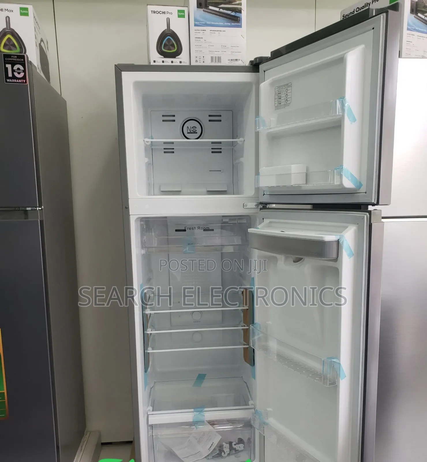 Syinix 375,Litre Full Fan Seastem Refrigerator