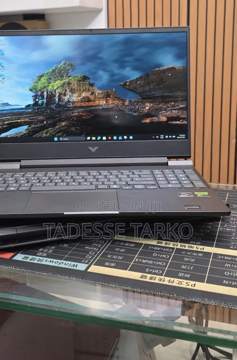 New Laptop HP Victus 16 8GB AMD Ryzen 7 SSD 512GB
