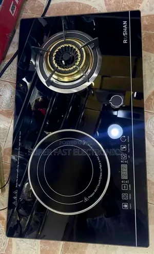 Roshan Ceramic Stove Gas & Stove Features a Stylish Black