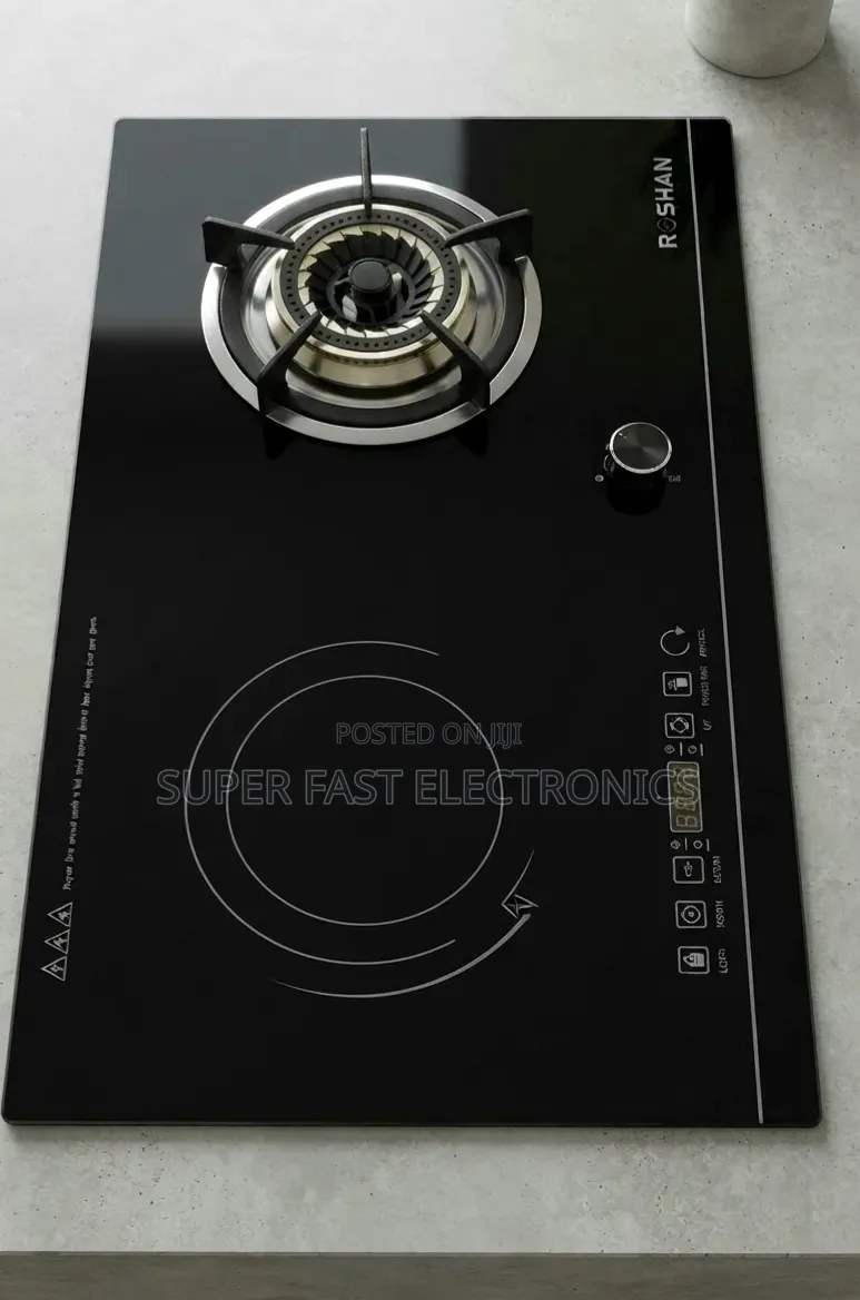 Roshan Ceramic Stove Gas & Stove Features a Stylish Black