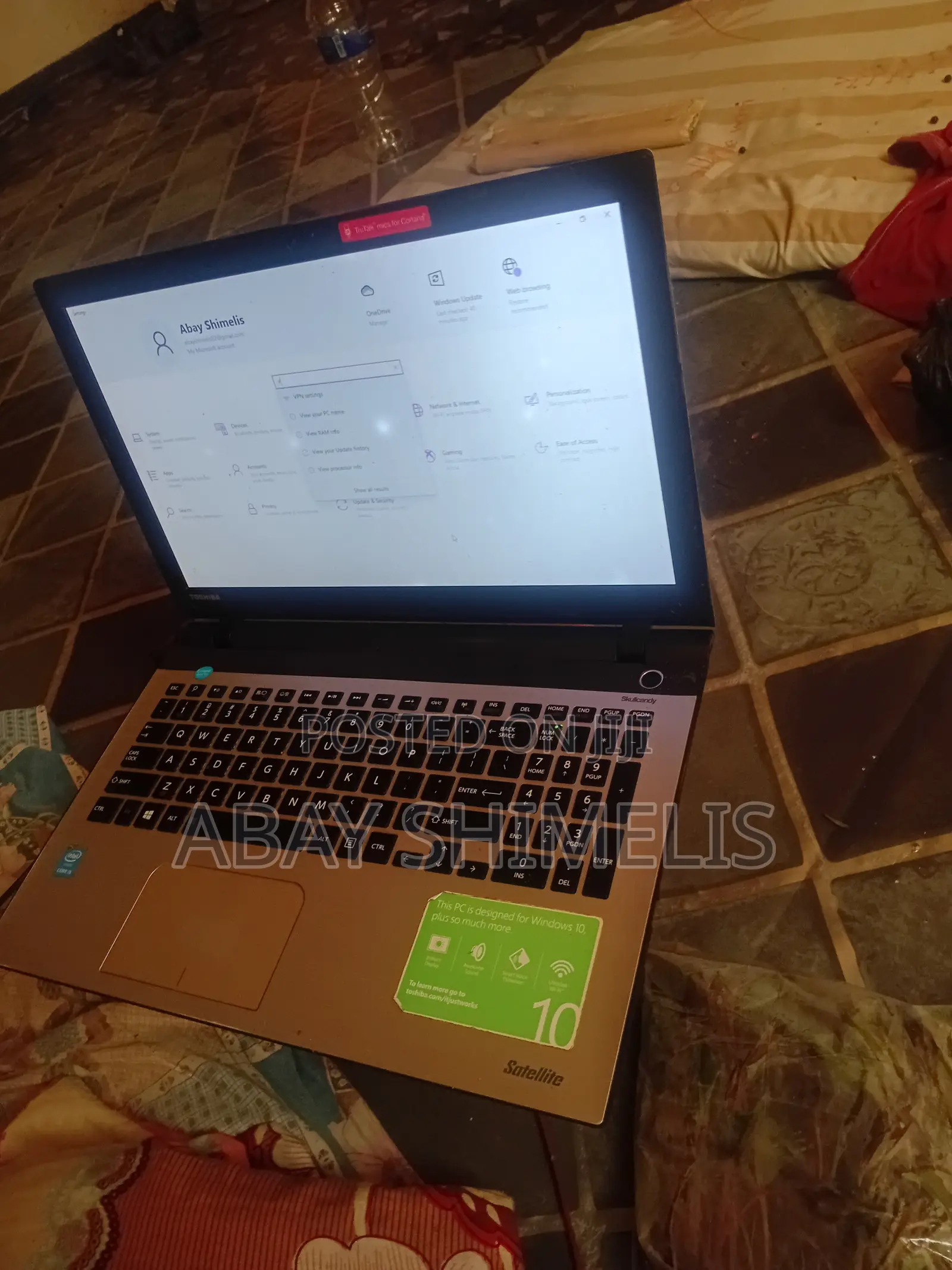 Laptop Toshiba Satellite C55 8GB Intel Core i5 HDD 1T