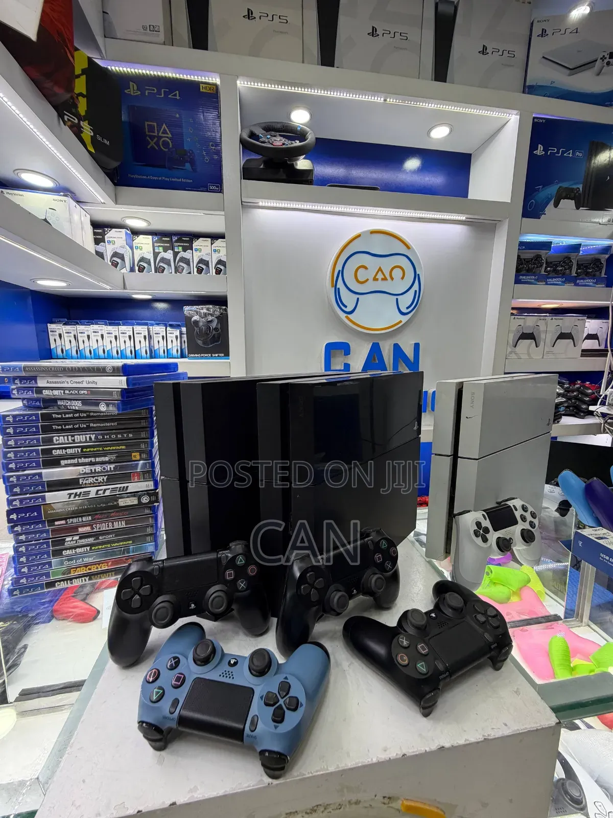 Ps 4 Fat - Slightly Used - In Good Condition - (ከ Can PlayStation )