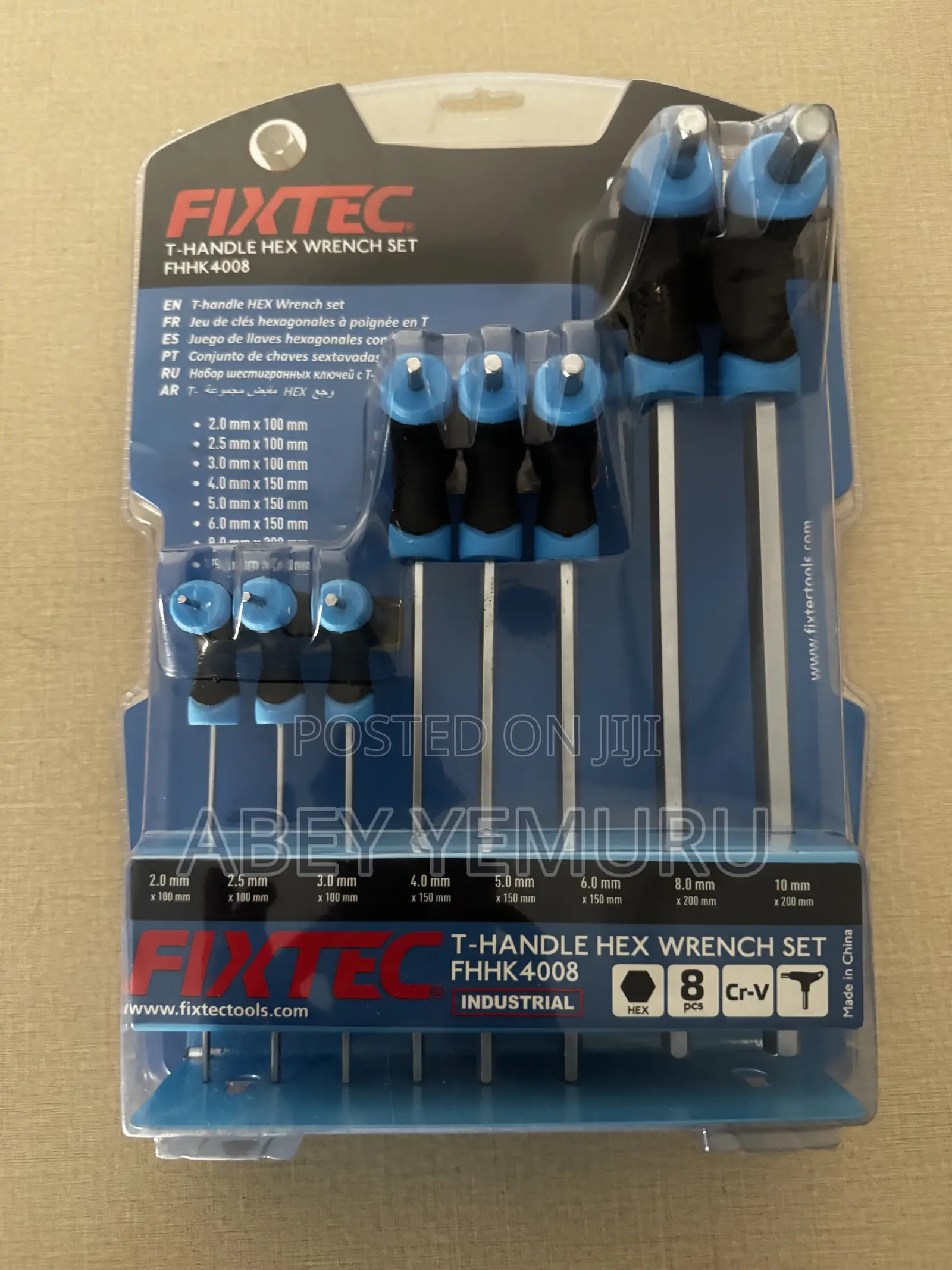 T-Handle Hex Wrench Set “Alanki”