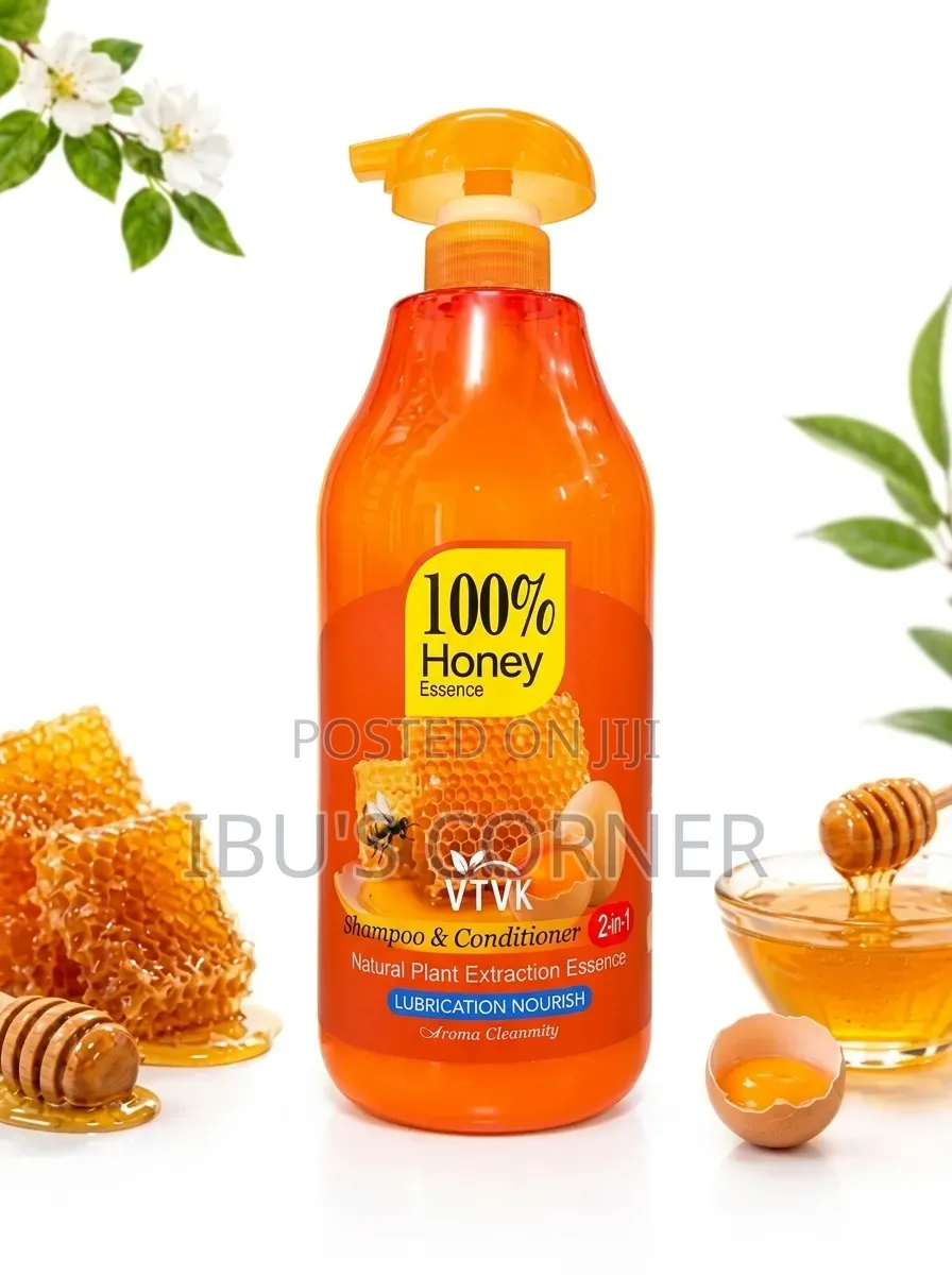 2-in -1 Honey Essence and Keratin Shampoo and Conditioner