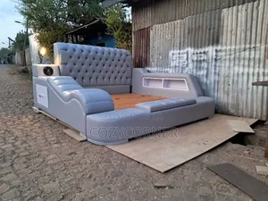 Order Full Leather King Size Bed With Unmatchable Handcraft. ሌዘር አልጋ