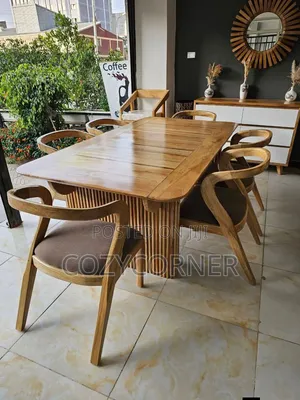 Order Timeless 6 Seater Wooden Dining Table to Gather Around Style.