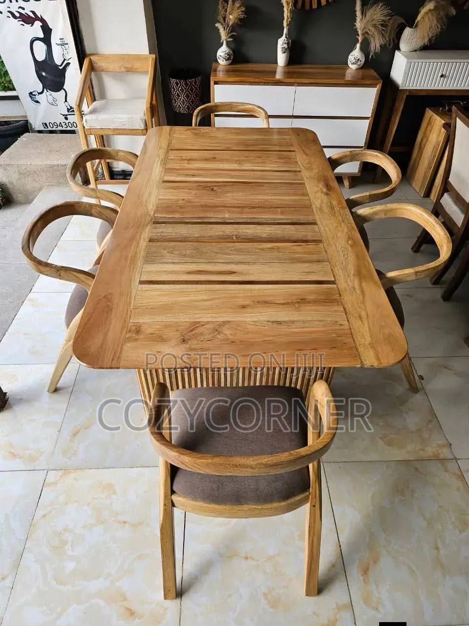 Order Timeless 6 Seater Wooden Dining Table to Gather Around Style.