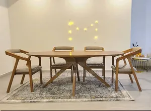 Order Architectural 6 Seaters Dining Set. የመመገቢያ ጠረጴዛ