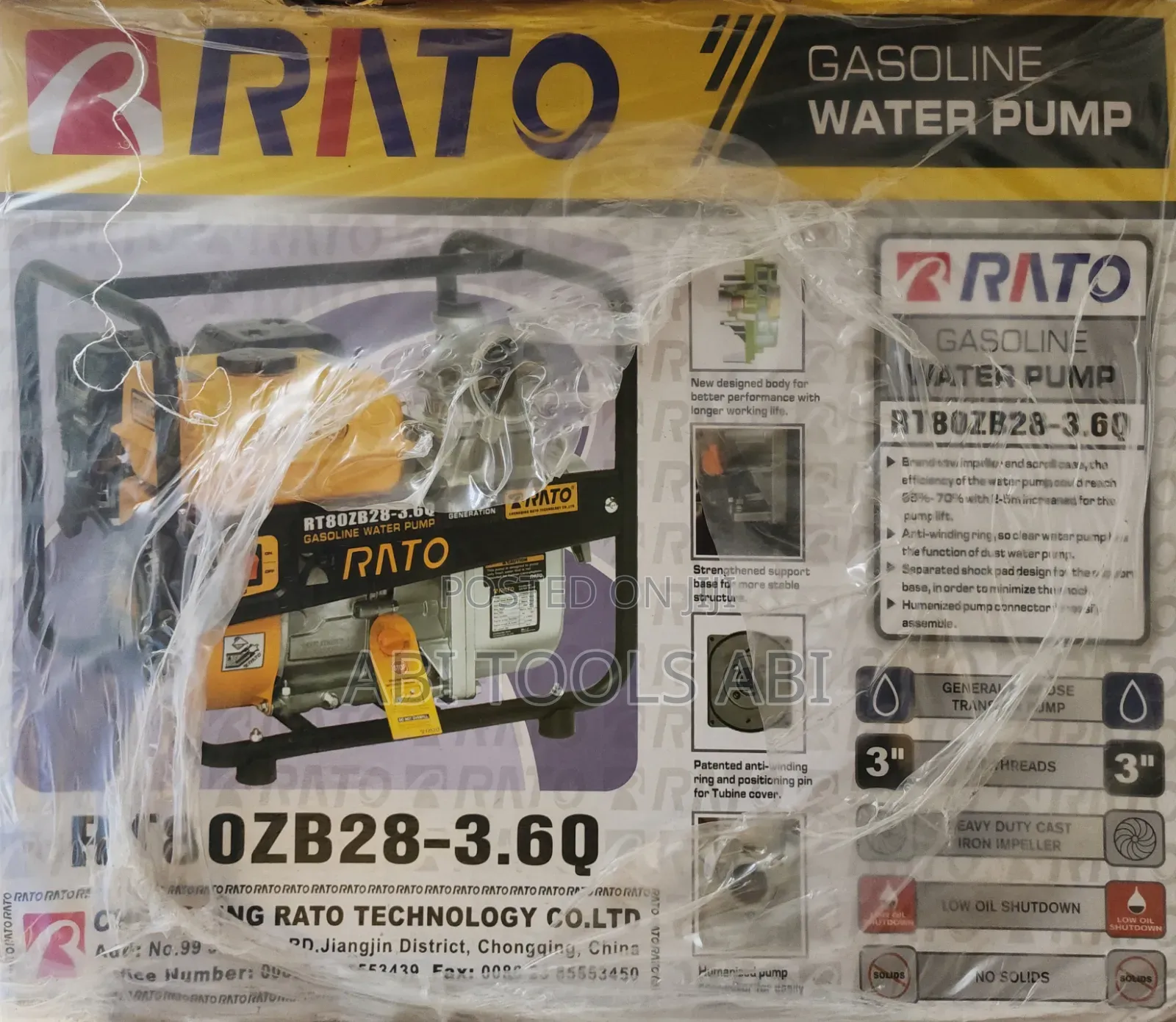 RATO Gasoline Water Pump