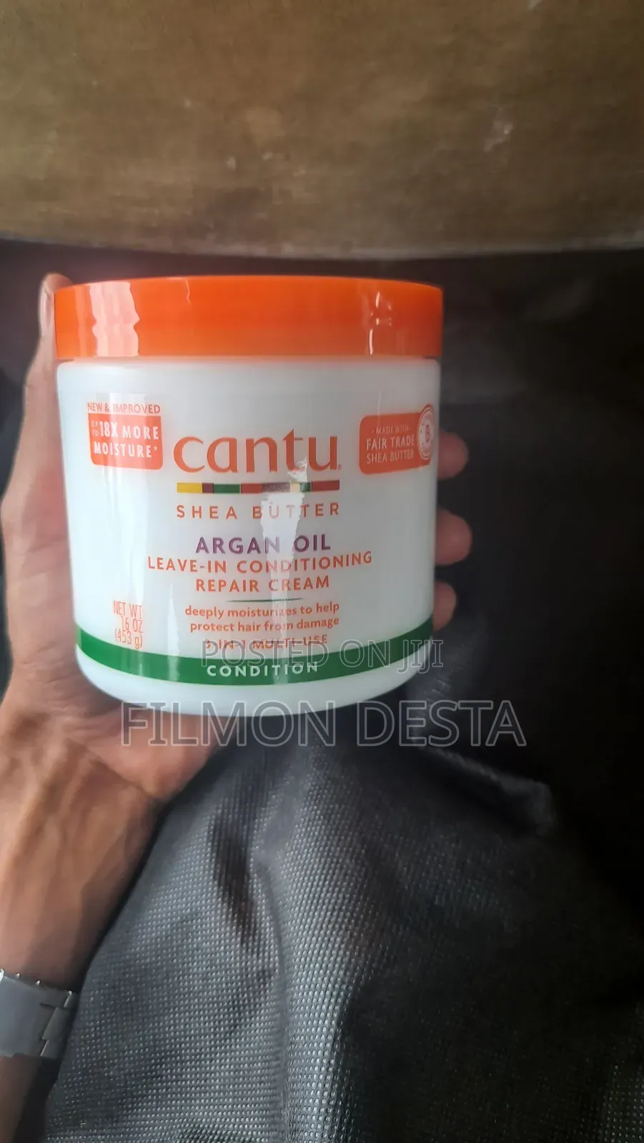 Cantu Shea Butter Argan Oil Leave-in Conditioning Repair Cream