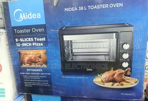 Midea 38l Toaster Oven – Mc38agy Compact Size • Powerful