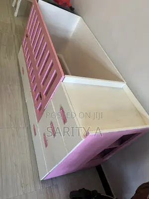 Baby Bed With Drawers and Diaper Changing Place