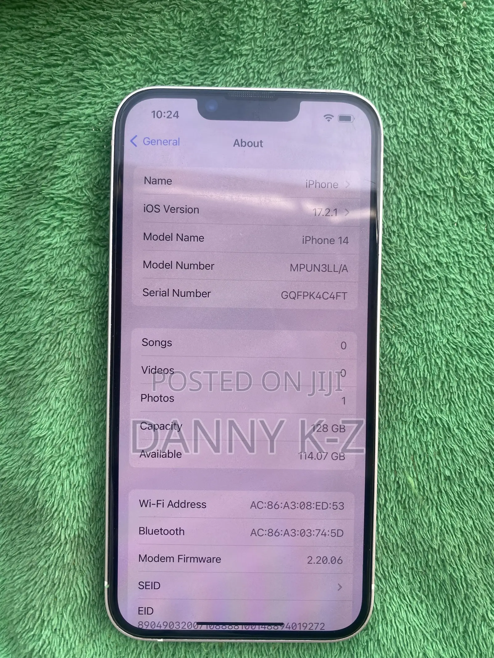 Apple iPhone 14 128 GB White