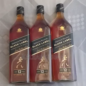 3 Piece Johnnie Walker Black Label Whisky