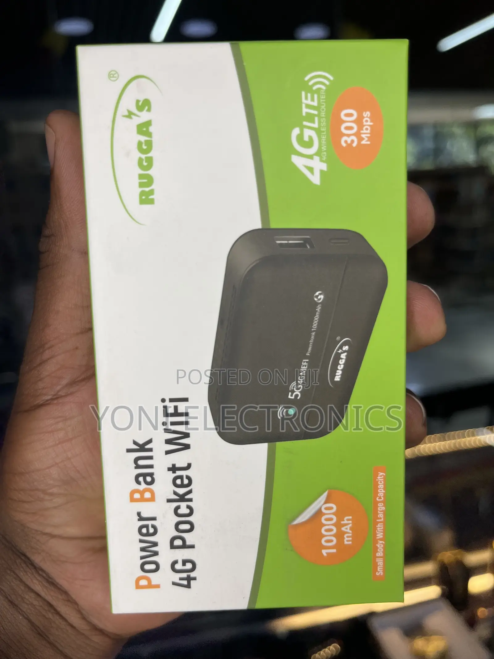 Rugga's 4G LTE Pocket WiFi Router & 10000mAh Powerbank