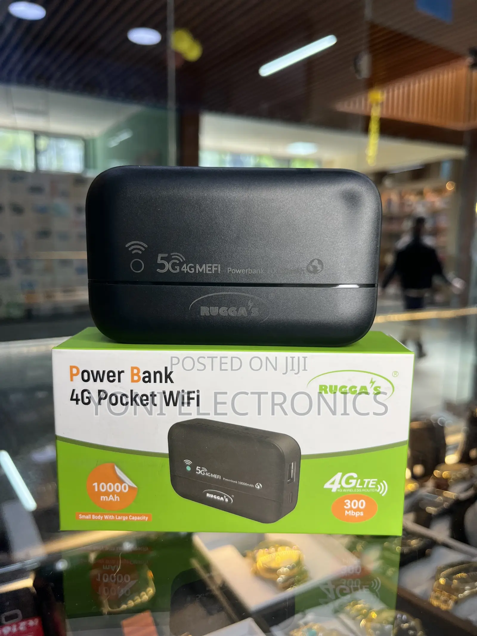 Rugga's 4G LTE Pocket WiFi Router & 10000mAh Powerbank