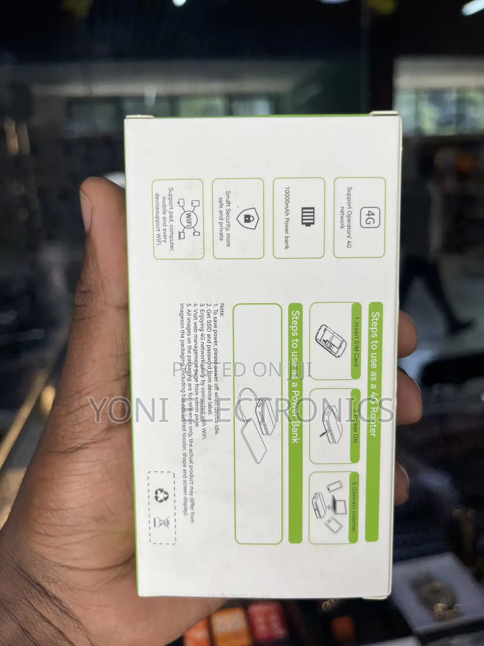 Rugga's 4G LTE Pocket WiFi Router & 10000mAh Powerbank