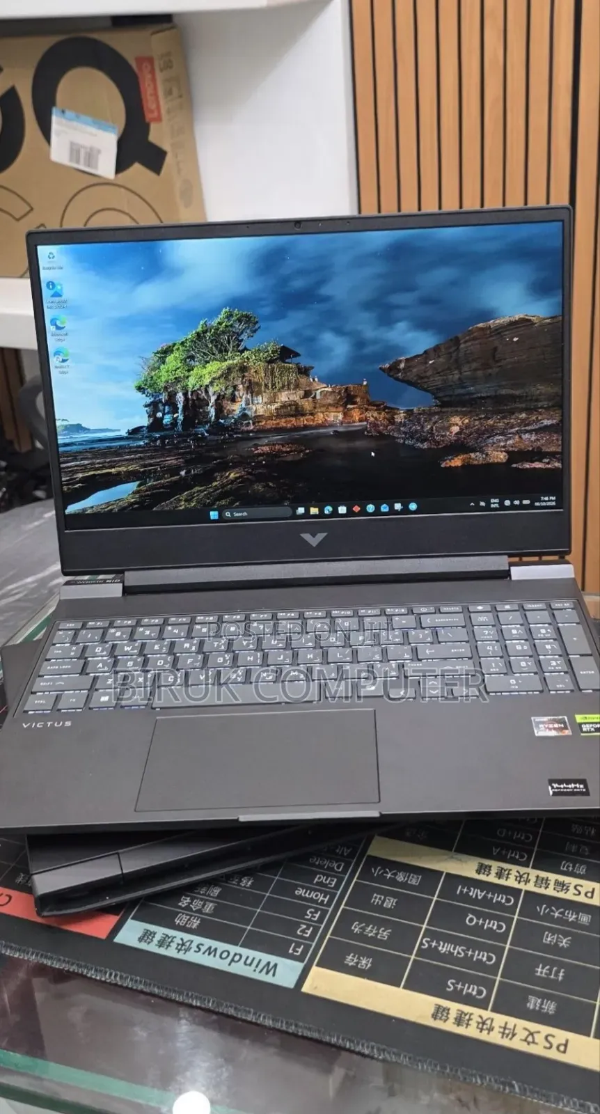 New Laptop HP Victus 15 8GB AMD Ryzen 5 SSD 512GB