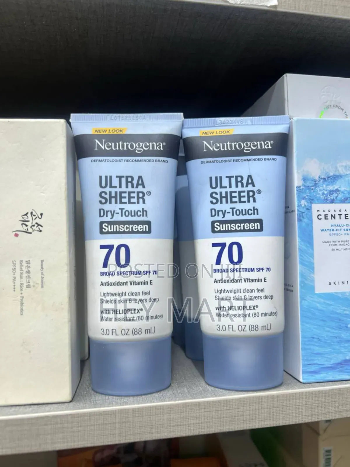 Neutrogena Ultra Sheer Dry-Touch Sunscreen Lotion Broad Spectrum SPF70