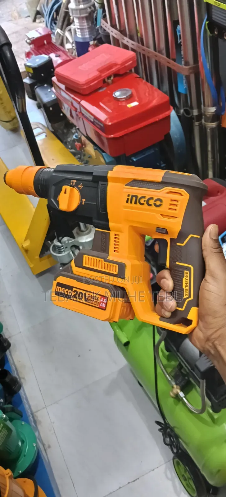 INGCO 20V Brushless Cordless Hammer Drill