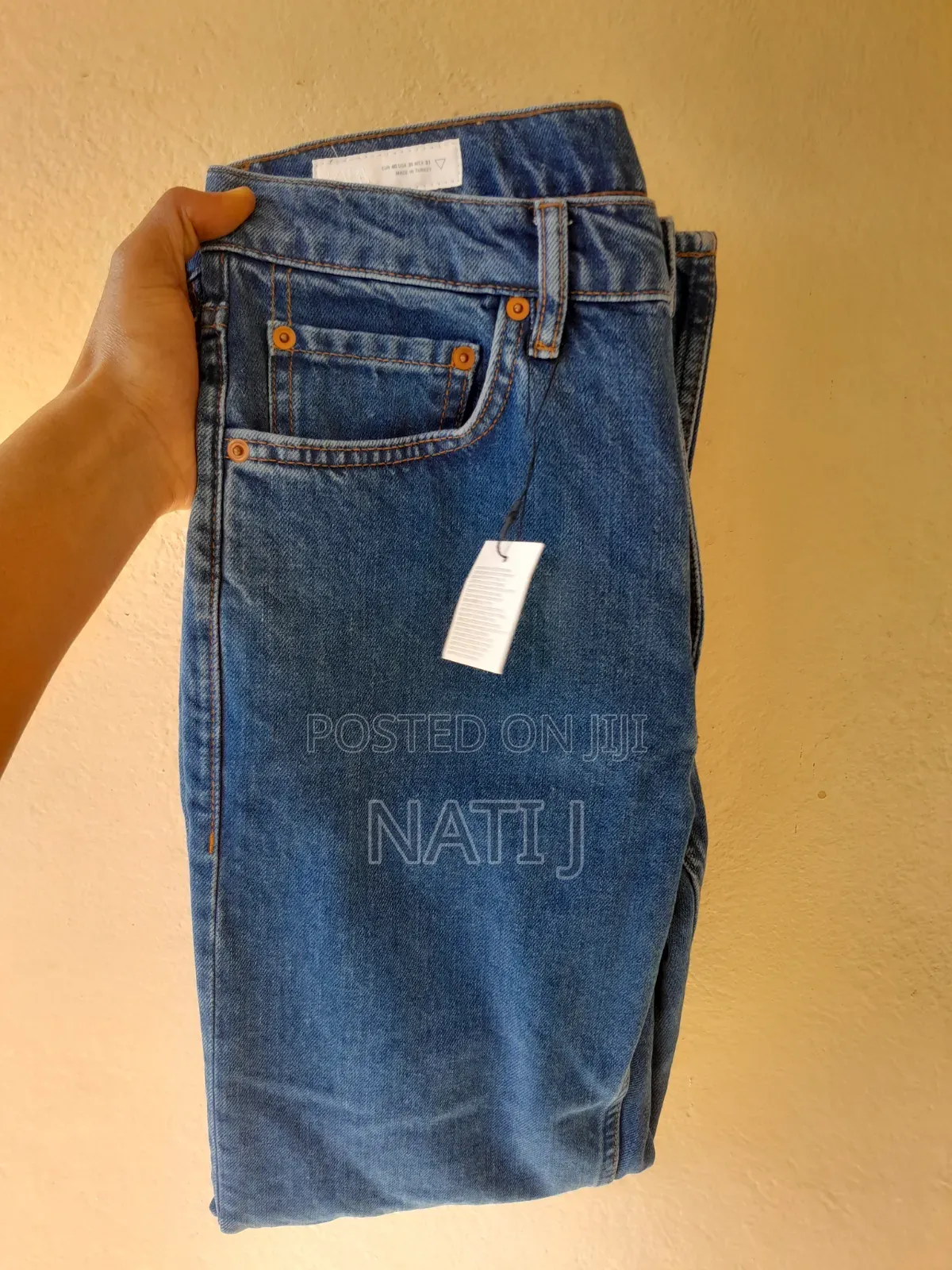 MEN JEANS  ZARA  Size 31 : አዲስ ከነ TAG