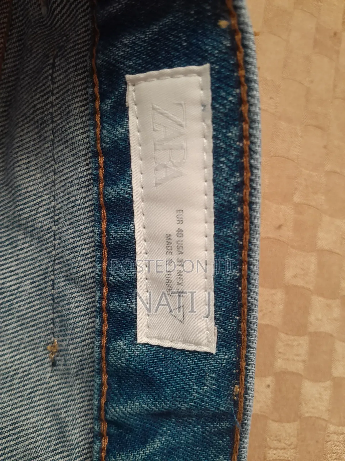 MEN JEANS  ZARA  Size 31 : አዲስ ከነ TAG