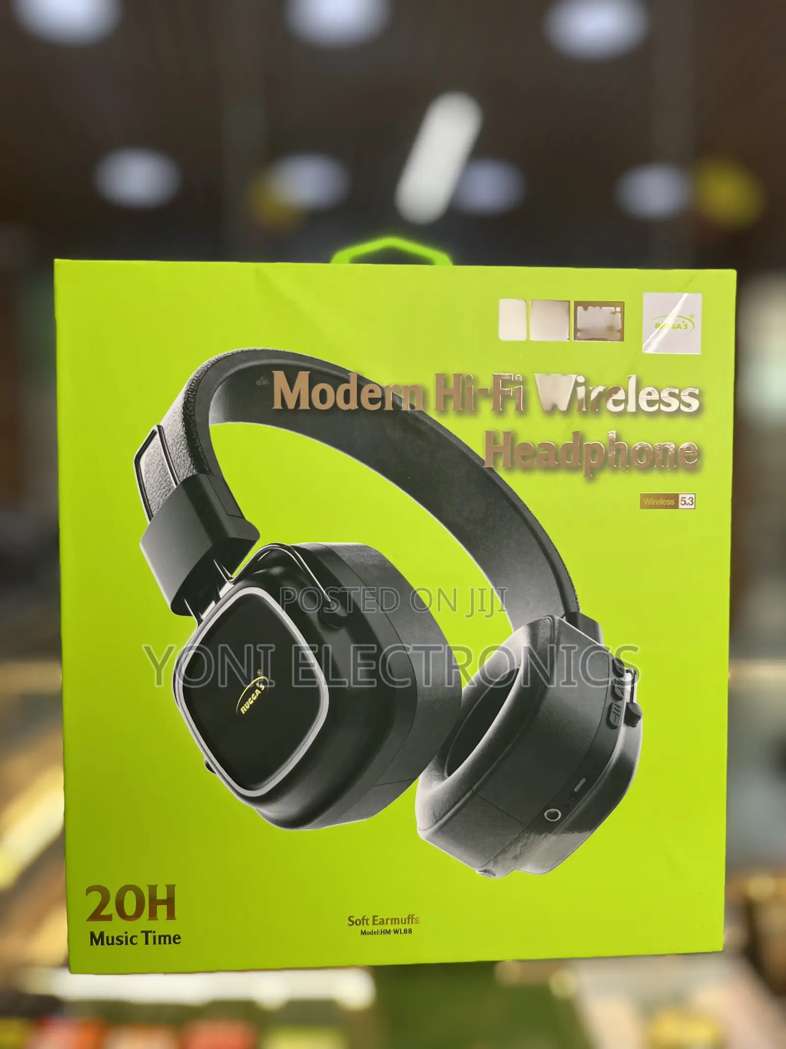 RUGGA'S Modern Hi-Fi Wireless Headphone