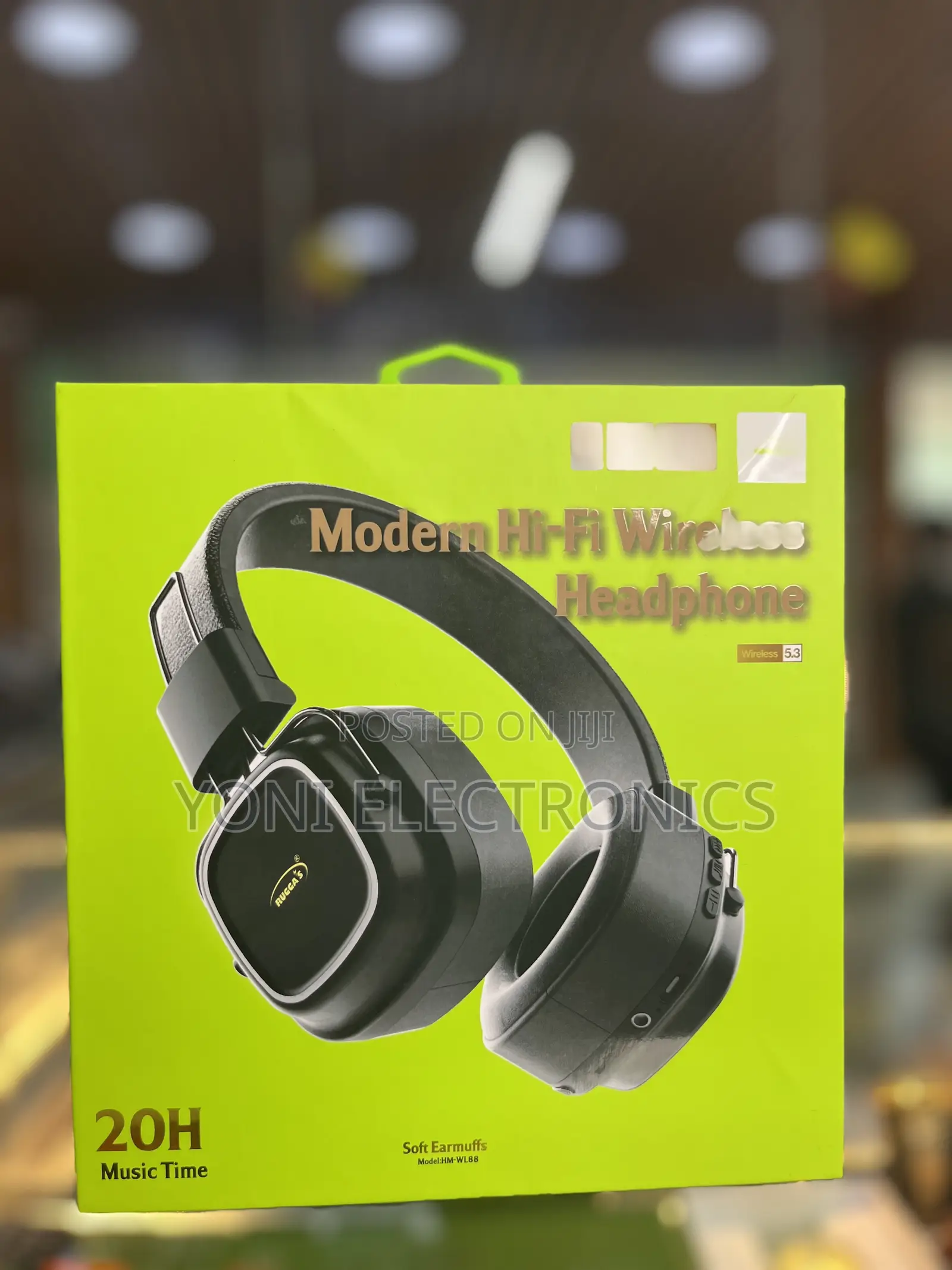 RUGGA'S Modern Hi-Fi Wireless Headphone