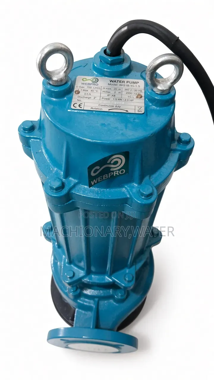 Dewatering Submersible (የቆሻሻ ውሀ)water Pump 2hp