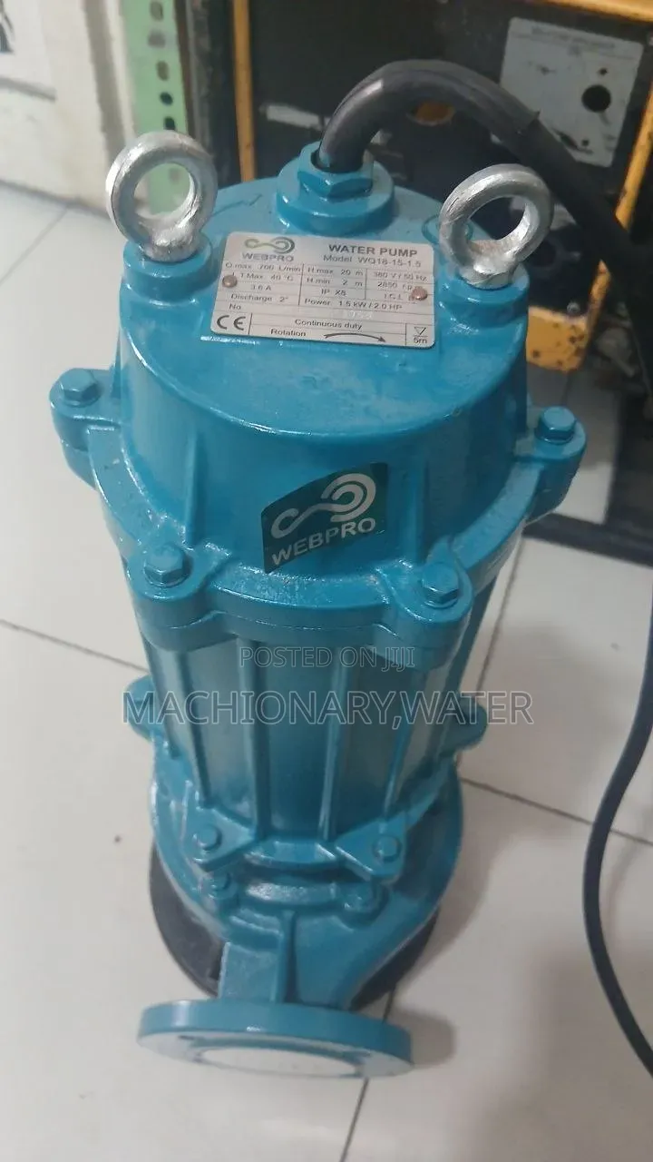 Dewatering Submersible (የቆሻሻ ውሀ)water Pump 2hp