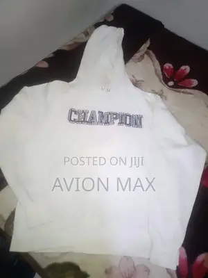 White Champion Hoodie
